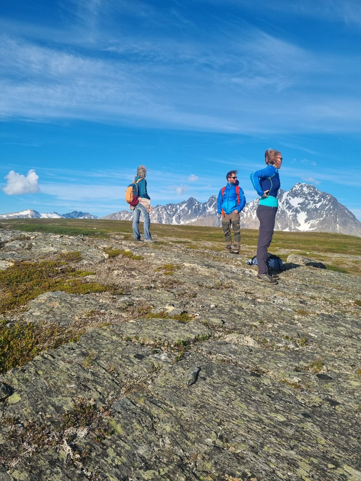 Mountain hiking